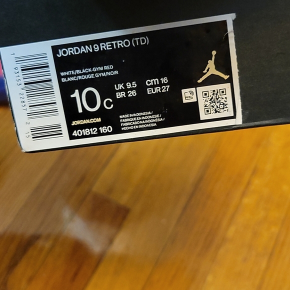 JORDAN BOY'S SNEAKERS SIZE US 10C - Picture 15 of 16